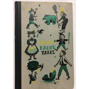 Grimm's Fairy Tales Junior Deluxe Edition 1954 Hardcover Nelson Doubleday